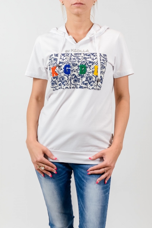 Женская футболка с капюшоном KGDL